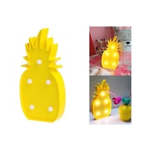 Ananas Tasarımlı Masa Lambası Çok Renkli