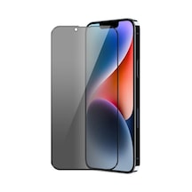 Ally İphone 14 6.1 3d Full Privacy Gizlilik Cam Ekran Koruyucu Anti-spy- 5775 Mh-hs9801-9727