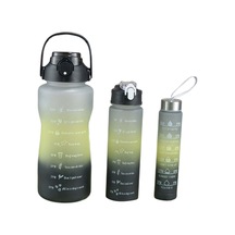 Suntek Magideal 3 Adet Spor Su Şişesi Yeniden Kullanılabilir Stil-d