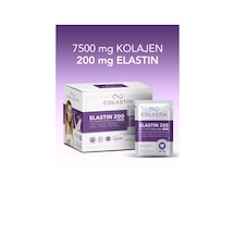 Colastin 7500 Mg Kolajen 200 Mg Elastin 30 Adet Toz Saşe Kolay Ve Yumuşak Içim