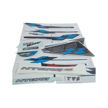 Tvs Ntorq 125 Etiket Seti Mavi  -