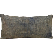 Zehra Abla Halı Yeni El Dokuma Dekoratif Lumbar Kilim Kırlent Yastık Kılıfı 6612 Çok Renkli