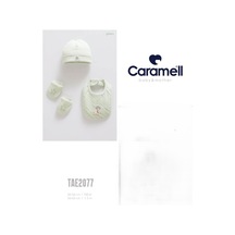 Caramell My Baby Kumsal 4lü Takım Aksesuar Eldiven Önlük Bere Good Baby 2077 Yeşil Yeşil