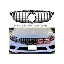 Mercedes W205 Gtr Ön Panjur Izgara Seti Amg 2019+ C Serisi