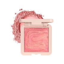 Cosmetics Marble Baked Blusher Fırınlanmış Allık & Aydınlatıcı - 04 Rosy Rose Çok Renkli