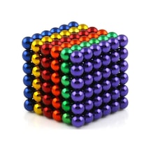 Neocube Neodyum Mıknatıs Küp Neo Cube 5mm 216 Adet Renkli