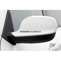 Nissan Almera Araba Yan Ayna Araç Sticker Yapıştırma 2Adet