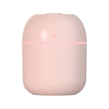 Mufunye 220ml Usb Portatif Aromaterapi Damlacık Nemlendirici: Sessiz Nanohumidifikasyon, Gece Lambası Ve Sürekli/ardışık Sprey Modu - Pembe