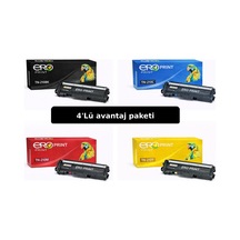 Tn-210 / Brother Hl-3070cw İçin 4 Renk Uyumlu Toner Set