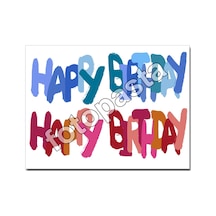 Yenilebilir Resim Baskısı Happy Birthday 05