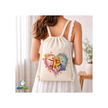 Ghostbastır Design Winnie The Pooh Büzgülü Keten Çanta C363 Bej
