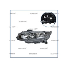 Far Civic 16-2022 Fc5 Sedan Elegance-premıum Motoru Üzerinde Ledsiz Sol Oem No:33150teth01