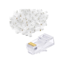 Rj-45 100 Lü Paket Jack Rj45 Konnektör