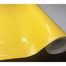 Sarı Renk Dayanıklı Araç Motor Mobilya Folyosu 126cm X 50 Cm