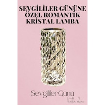 Hubrendy Tekno Sevgililer Gününe Özel Romantik Kristal Gece Lambası Sevgiliye Hediye Diğer