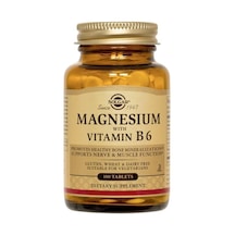 Solgar Magnesium Vitamin B6 100 Tablet