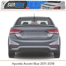 ŞüsCarOto Hyundai Accent Blue Bagaj Üstü Spoiler Sunplex Piano Black 2011-2018 (00)