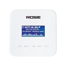 Rose Rwt-100 4x25 Watt Duvar Anfi Mp3, Bluetooth, Sd Kart Fm Radyo 100 Watt Kumandalı