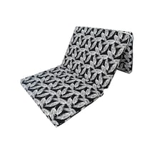 Katlanır Yer Yatağı 8 Cm Kalın Sünger Yatak 80x180x8 Cm-siyah Tüy