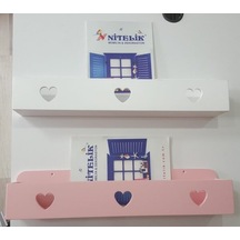 ÇİFTLİ KALPLİ LANA LAKE MONTESSORİ KİTAPLIK RAF
