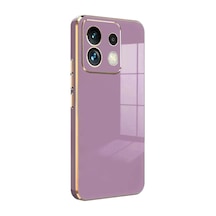 Xiaomi Redmi Note 13 5g Uyumlu Kılıf Volet Silikon - Mor