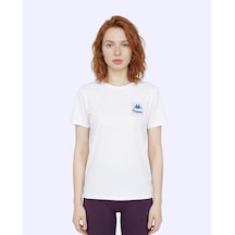 Kappa Logo Carla Kadın Beyaz Oversize Tişört
