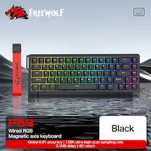 F68 Pro Oyun Klavyesi Manyetik Switch 3 Modlu Kablosuz Bluetooth Kablolu, 8k/1k Rgb Klavye