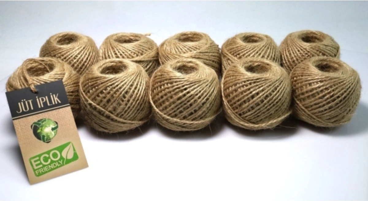 Jüt Ip 100 Gram 100 Metre 10 Adet - Kırnap Ipi - Süsleme Ipi 1 Kg