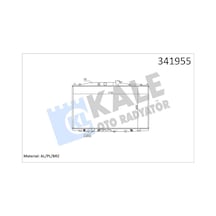 Kale 341955 Radyatör Honda Accord Vıı Al- pl- brz 19010rbbe01- 19010rbbe51