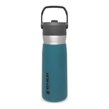 Stanley GO Iceflow Pipetli Paslanmaz Çelik Soğuk Su Termosu 0.65 LT Petrol
