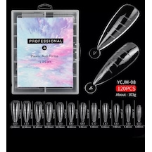 Ellea Nail 120' Li Stıletto Poly Gel Tips Kalıp Form