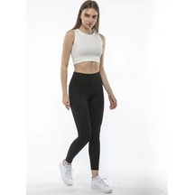 Supplierby Yüksek Bel Celik Tayt - Siyah Siyah Supplierby Yüksek Bel Celik Tayt - Siyah Siyah