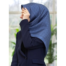 Vissona Twill İpek Eşarp İndigo - Lacivert Dgn50937-31-33