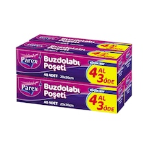 Buzdolabı Poşeti Küçük Boy 4 Al 3 Öde 4 40 20 X 30 Cm 12 Paket 1 Koli