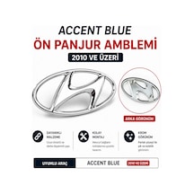 Hyundai Accent Blue Uyumlu Ön Panjur Amblemi 2010 Ve Üzeri