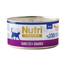 Nutri Feline Adult Pate 70gr Tavuk Etli &somonlu 6 Adet Yaş Yetişkin Kedi Maması