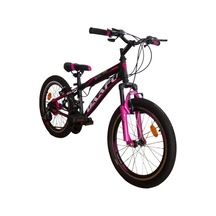 Sxc125 20 Double Jant 21 Vites V-brake Fren Tek Amortisörlü Bisiklet Pembe-siyah - 936397599 Pembe-siyah