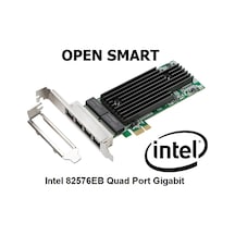 Open Smart OPS01G64NT Quad 4 Port Intel 82576EB Gigabit PCI-E X1 Ethernet Kart
