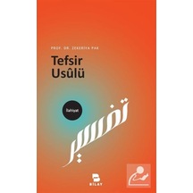 Tefsir Usulü / Zekeriya Pak 9786254443527