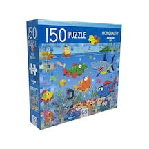 Balıklar 150 Parça 34x24cm Çocuk Puzzle Yapboz Serisi Standart