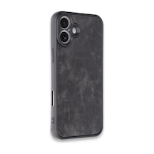 Newface Apple iPhone Uyumlu 16 Plus Kılıf Aras Deri Kapak Semeglbl - 37 - Siyah Sıyah