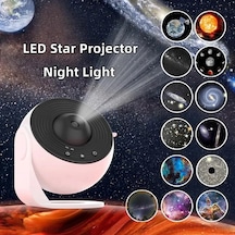 Yıldızlı Gökyüzü Gece Lambası Galaxy Projektör İçin 360