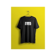 Tarzsokak Unisex Siyah The Office Baskılı T-shirt Beyaz