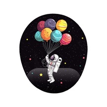 Astronot Ve Uzay Bilek Destekli Mouse Pad