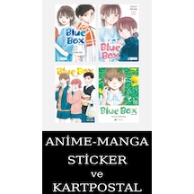 Blue Box 1-2-3-4 Manga Seti 4 Kitap / Mavi Kutu / Anime-manga Sticker Ve Kartpostal