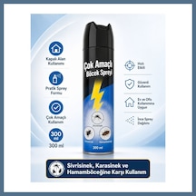 Buradabulabilirsin Çok Amaçlı Böcek Spreyi 300 Ml Sivrisinek Karasinek Hamamböceği İçin Kapalı Alan Aerosol Sprey Bbz