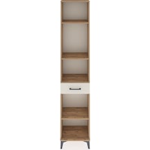 Arges Dolap 4 Raflı Tek Çekmeceli 44x30x221 Çam-aytaşı Atlas Çam
