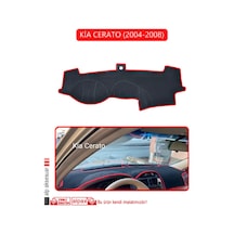 Kia Cerato 2004-2008torpido Koruma Halısı Kırmızı Kenar