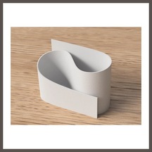 Bezos 3d Baskı Kavisli Diş Fırçası Ve Küçük Eşya Tutucu Masa Ve Banyo Organizeri Modern Minimal Düzenleyici - Beyaz Nxrlvng