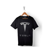 Tesla Motors Nıkola Tesla Logo Elon Musk Erkek Tişört